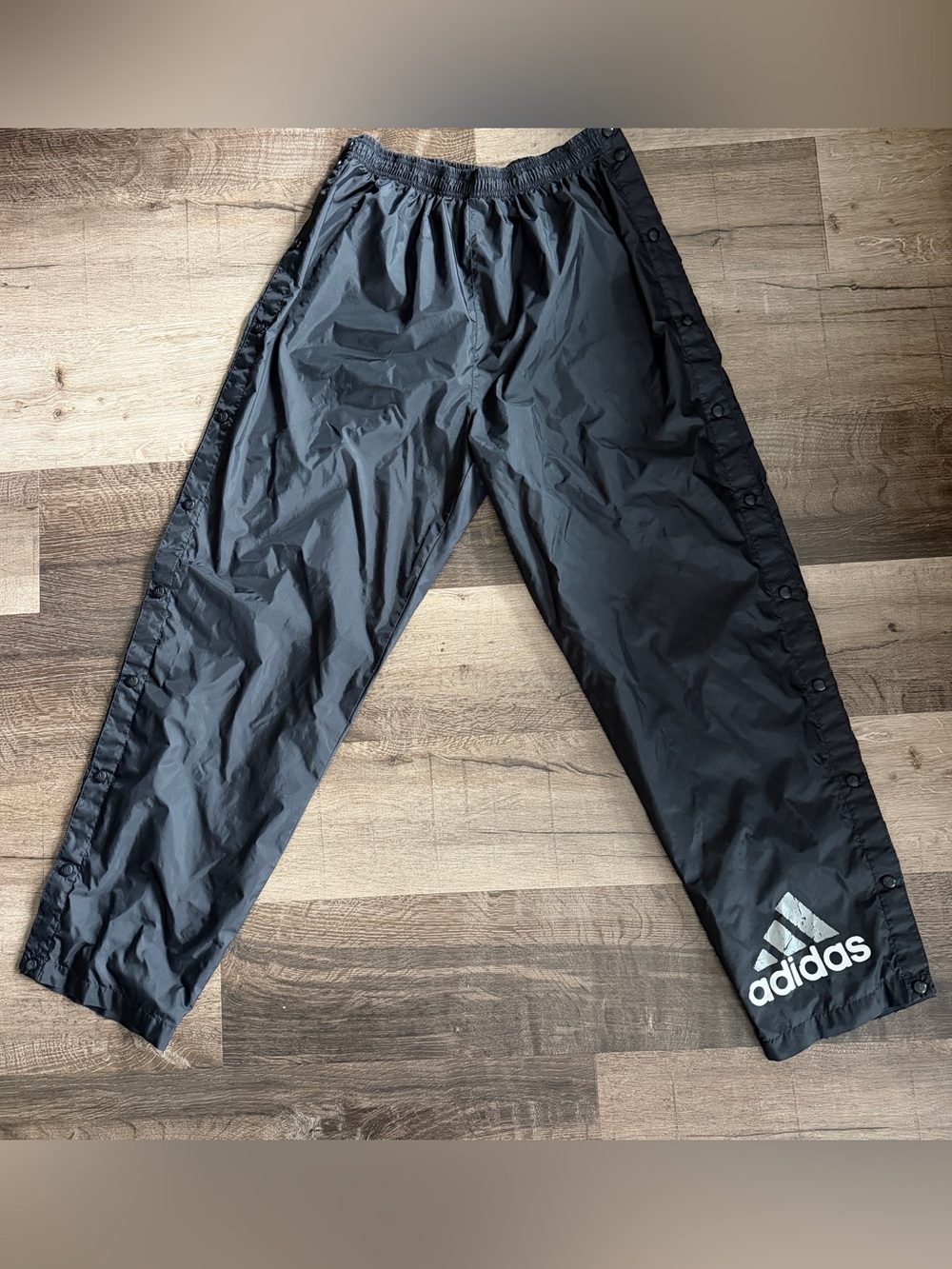 Adidas Full Tear Away Snap Pants Size XL